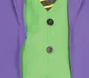 Close-up of a costume vest with buttons and a purple jacket lapel. Anteprima dell’immagine prodotto