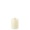 UYUNI Lighting LED Kerze PILLAR 7,8 x 10 cm ivory Produktbild-Vorschau 3