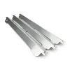 Three metal grill heat shields arranged diagonally on a white background. Produktbild-Vorschau