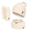 Damen Wintermütze Schlauchschal Handschuhe Set Winter Produktbild-Vorschau 2