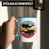 Trendation - Retro Orca Tasse Geschenk Ozean Waal (Blau) Produktbild-Vorschau 4