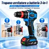 AJIEQAQ Trapano Avvitatore a Percussione 3 in 1 21V, Anteprima dell’immagine prodotto 6