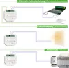 Diagrams illustrating different heating system setups with a thermostat. Anteprima dell’immagine prodotto