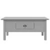 Design New Couchtisch BODO Grau 100x55x46 cm Massivholz Produktbild-Vorschau 4