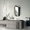 Dekorativ Spiegel – Hängespiegel Oval Form – Loft-Stil Produktbild-Vorschau 2