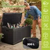 COSTWAY Gartenbox 300L, Auflagenbox mit abschließbarem Produktbild-Vorschau 4
