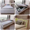 INONEFT Gestoffeerd bed, slaapbank/dagbed 90x200 cm met Productafbeelding-voorbeeld 7