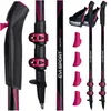 Wanderstöcke EVI ALPHA PLUS Wild Blossom 64-140 cm rosa Produktbild-Vorschau 1