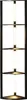 Lampadaire LED HOMCOM 24 W avec 4 étagères, culot E27, pour Voir les images du produit 1