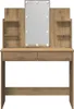 vidaXL Schminktisch mit LED-Leuchten Artisan-Eiche Produktbild-Vorschau 4