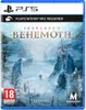 The cover art for the PlayStation 5 video game 'Skydance's Behemoth' is shown, featuring a snowy, mountainous landscape with a lone figure walking in the distance. Produktbild-Vorschau