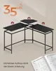 VASAGLE Schreibtisch, L-förmiger Computertisch, 140 cm, Produktbild-Vorschau 6