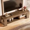 Mobile TV in legno massello, 140 cm, con 2 ripiani, ideale Anteprima dell’immagine prodotto 9