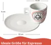 Caffè Moak Espressotasse I`M ROCK mit Untertasse Produktbild-Vorschau 2