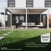 Pergola Weide Classic in alluminio 3x5,3 m con tetto a Anteprima dell’immagine prodotto 3