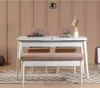 Skye Decor, Vina Bench White, Stone, Sitzbänke, Weiß, 110 x Produktbild-Vorschau 3