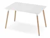 Valora ADRIA 120x80 Weißer Esstisch mit 4 MARK Stühlen | Produktbild-Vorschau 12