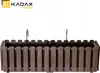 KADAX Skrzynka Balkonowa 58cm + 2 Uchwyty Brązowa Podgląd zdjęcia produktu 4
