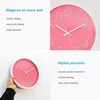 Intirilife Wanduhr in Weiß - Pink mit 30,5 cm Durchmesser - Produktbild-Vorschau 3