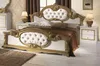 Barock Doppelbett Barocco 180x200 cm in Weiß / Gold Produktbild-Vorschau 1