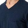 Pigiama da uomo Schiesser Comfort Essentials - blu notte - Anteprima dell’immagine prodotto 8