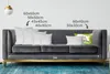 MuchoWow® Zierkissen Sofakissen Wohnzimmer Dekokissen 60x40 Produktbild-Vorschau 3