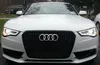 Kühlergrill Sportgrill Waben Gitter Grill PDC für Audi A5 8T 8F + Sportback – Produktansicht 2 Anteprima dell’immagine prodotto