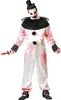 Atosa Costume da Clown Sanguinario Bianco XS-S Bianco XS-S Anteprima dell’immagine prodotto 1