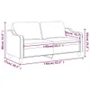 Design 2-Sitzer-Sofa Weinrot 140 cm Stoff, Schlafsofas 2024 Produktbild-Vorschau 8