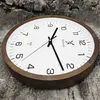 Holzwerk FELSBERG (FUNK) moderne 30 cm Holz Funk Wanduhr Produktbild-Vorschau 4