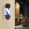 20 Zoll LED Lampe Friseursalon Rot+Weiß+Blau Rotierend Produktbild-Vorschau 2