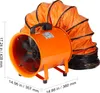 VEVOR Bauventilator 367-W-AC-Motor Baugebläse 2800 U/min Produktbild-Vorschau 8