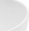 A close-up view of the rim and interior of a white ceramic bowl or planter. Náhled obrázku produktu