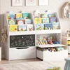 COSTWAY, libreria per bambini, scaffale per bambini con 2 Anteprima dell’immagine prodotto 2