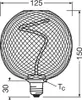 Osram LED Filament Globe G125 Decor Spiral 3,5W = 18W E27 Produktbild-Vorschau 8