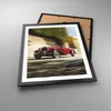Gerahmtes Poster - Schwarzer Rahmen - Mg Rot Auto - 40x50 Produktbild-Vorschau 3