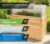 Westmann Klassik Plus 130 Lärchenholz Hochbeet mit Produktbild-Vorschau 3