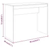 vidaXL Schreibtisch Grau Sonoma 90x40x72 cm Holzwerkstoff Produktbild-Vorschau 7