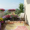 Outdoor Teppich 120x170 cm - Schnell Trocknend - Wetterfest Produktbild-Vorschau 2