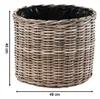 Kobolo Übertopf DREVO 49 cm Dm. rund aus Rattan - Produktbild-Vorschau 3