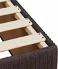 vidaXL Bettgestell ohne Matratze Dunkelbraun 200x200 cm Produktbild-Vorschau 7