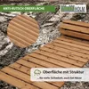 Holzpfad ausrollbar 250x43x2 cm rustikales Tannenholz Produktbild-Vorschau 5
