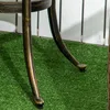 Gartentisch Beistelltisch rund wetterfest, Gussaluminium Produktbild-Vorschau 11