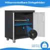 Heavy-Duty Metall-Gartenschrank mit Rollen – robuster Produktbild-Vorschau 5