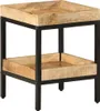 vidaXL Beistelltisch Braun 35 x 35 x 45 cm Massivholz Mango Produktbild-Vorschau 2