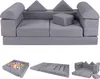 A modular children's sofa set, including a ball pit, laid out in various configurations. Anteprima dell’immagine prodotto