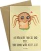 Mr. & Mrs. Panda Glückwunschkarte Spinne Agathe Sandwich - Produktbild-Vorschau 1
