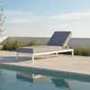 Sonnenliege aus hellgrauem Aluminium - Oviala Galapagos Produktbild-Vorschau 2