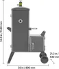 SucceBuy Räucherofen aus Edelstahl, BBQ-Offset-Smoker mit Produktbild-Vorschau 8