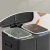 SONGMICS Mülleimer Küche, Treteimer, 2 x 20 L, Produktbild-Vorschau 9